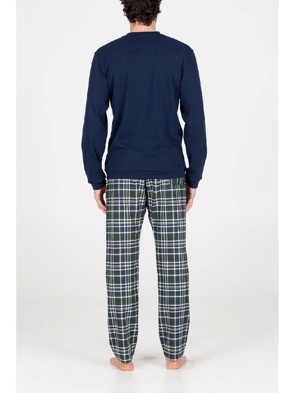 Julipet Pigiama In Calda Flanella Di Puro Cotone