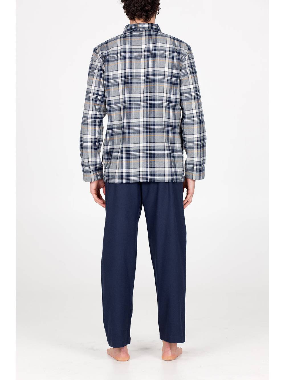 Julipet Pigiama In Calda Flanella Di Puro Cotone