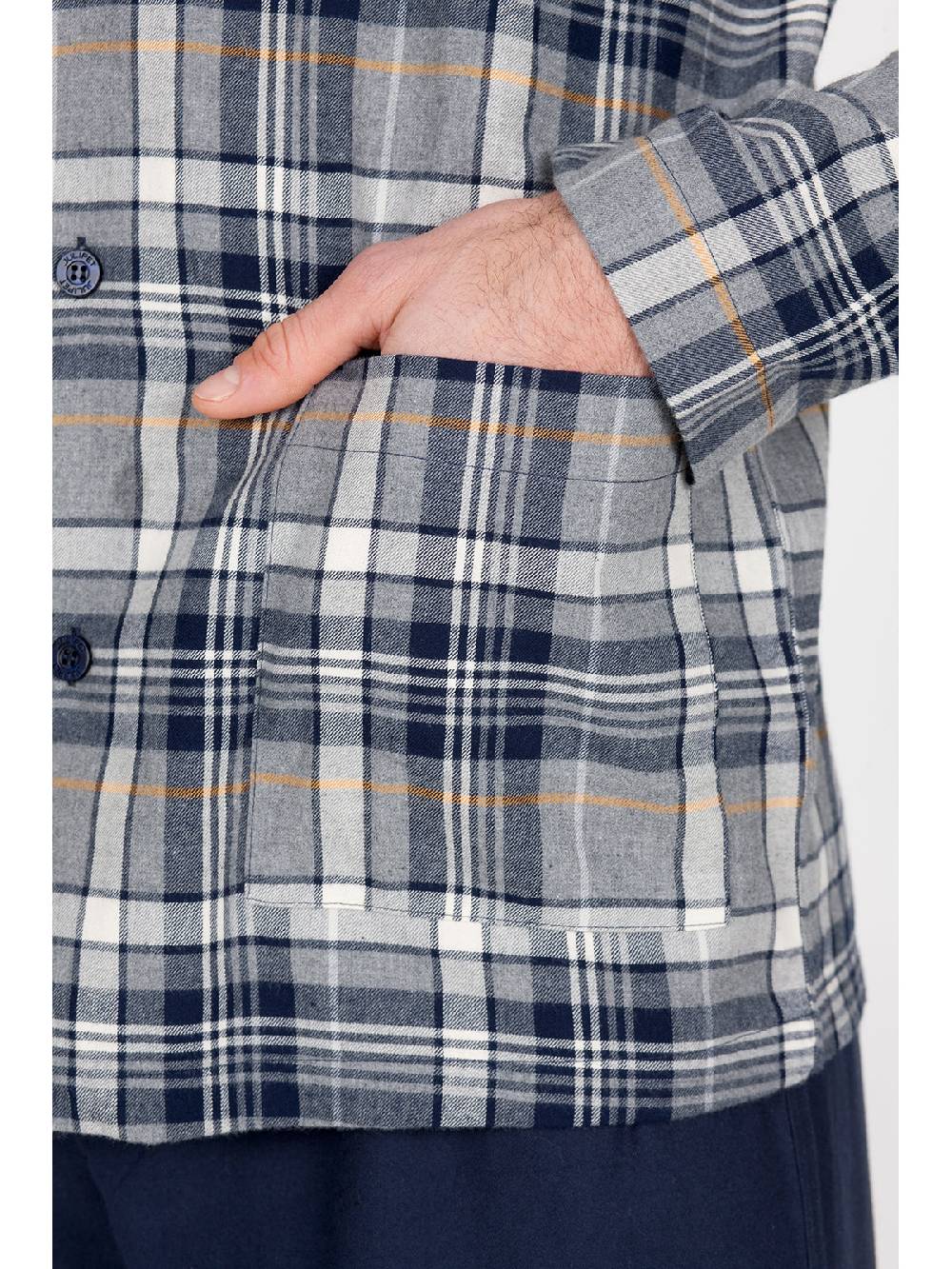 Julipet Pigiama In Calda Flanella Di Puro Cotone