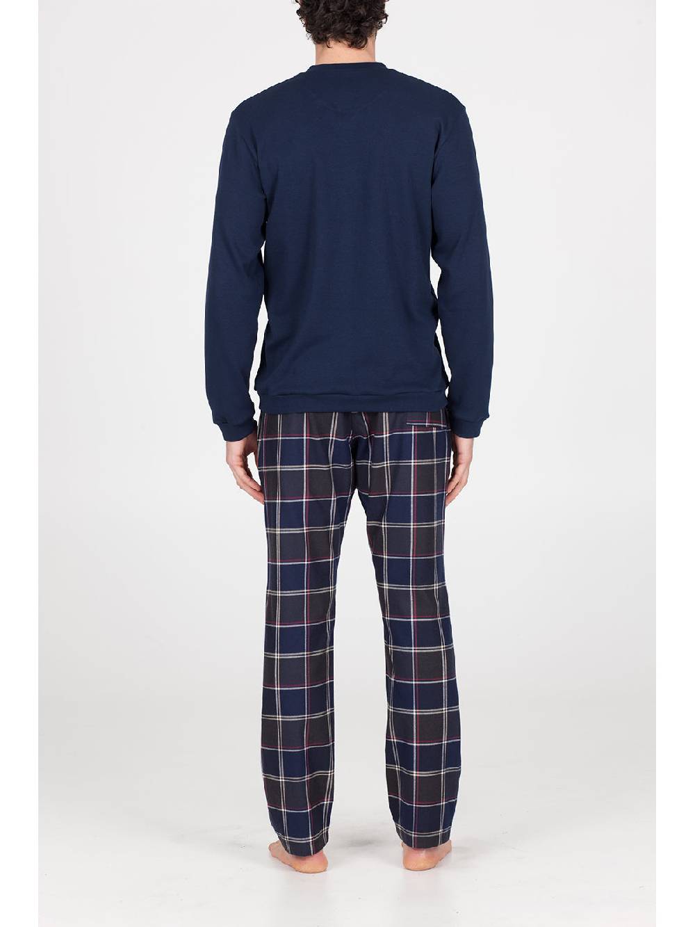 Julipet Pigiama In Calda Flanella Di Puro Cotone