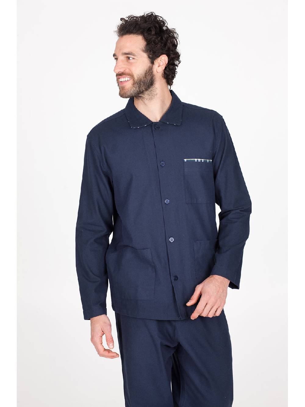 Julipet Pigiama In Calda Flanella Di Puro Cotone