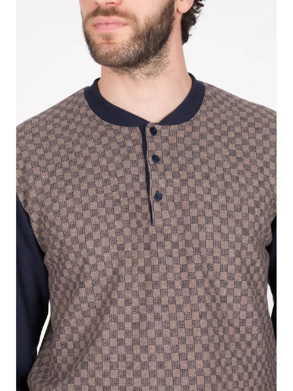 Julipet Pigiama In Caldo Jacquard Di Cotone