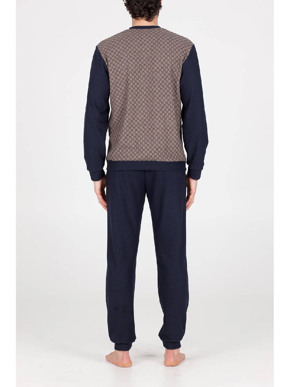 Julipet Pigiama In Caldo Jacquard Di Cotone