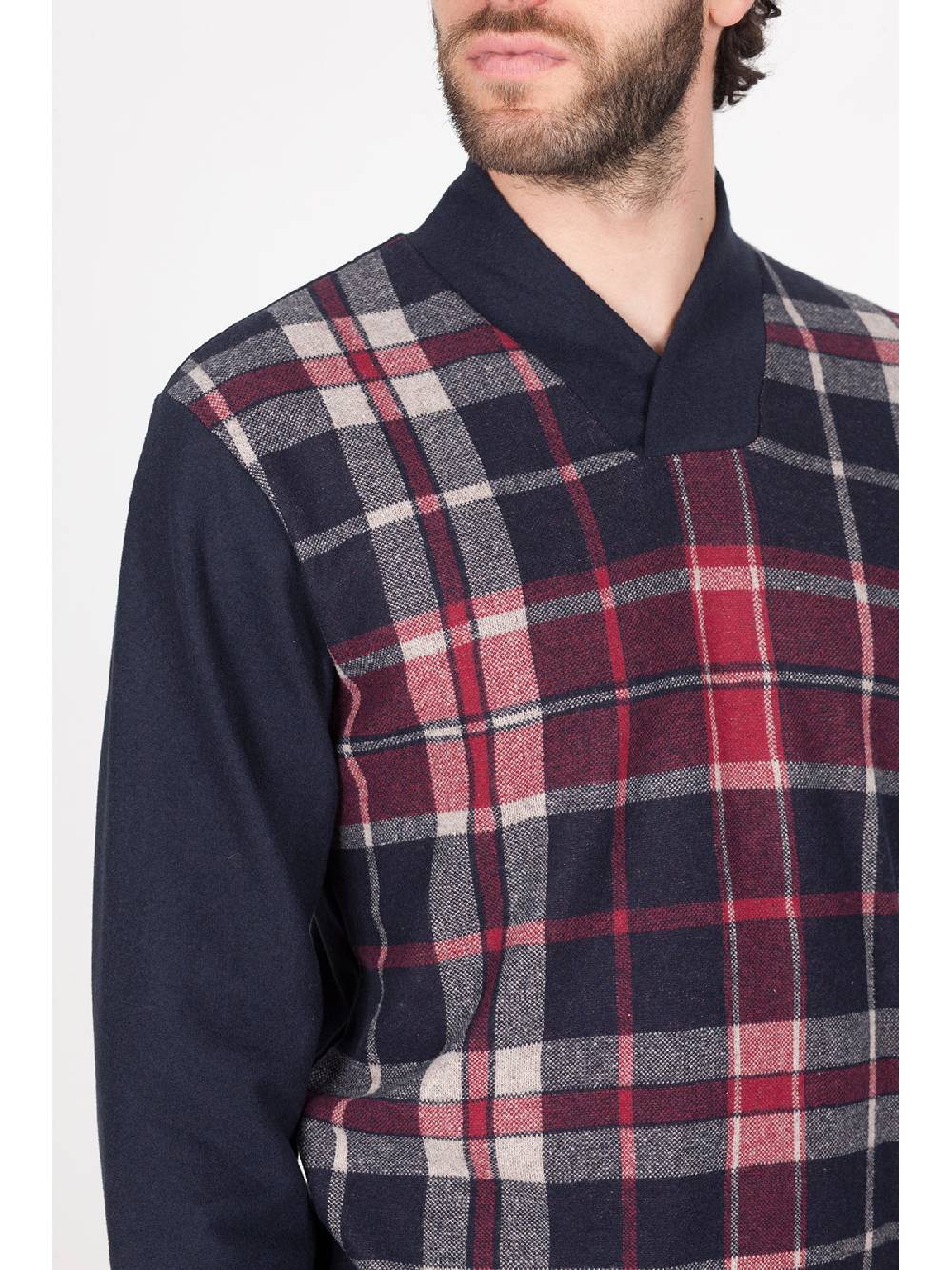 Julipet Pigiama In Caldo Jacquard Di Cotone