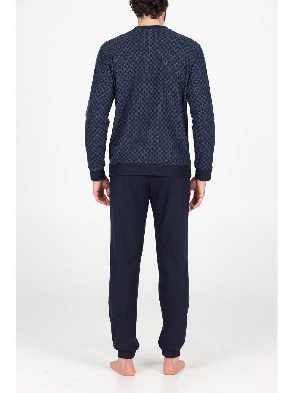 Julipet Pigiama In Caldo Jacquard Di Cotone