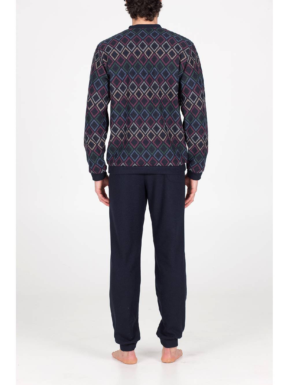 Julipet Pigiama In Caldo Jacquard Di Cotone