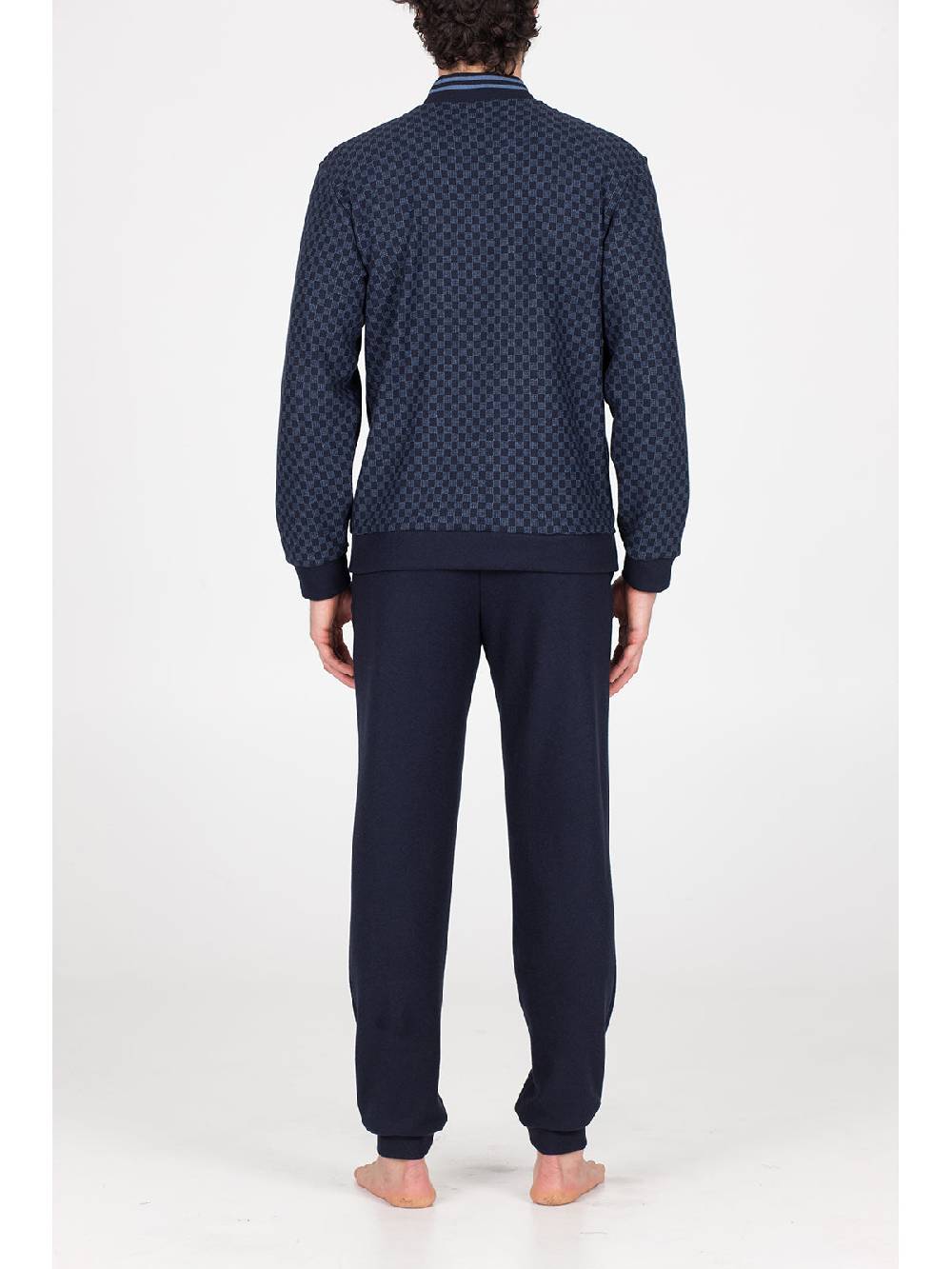 Julipet Pigiama In Caldo Jacquard Di Cotone