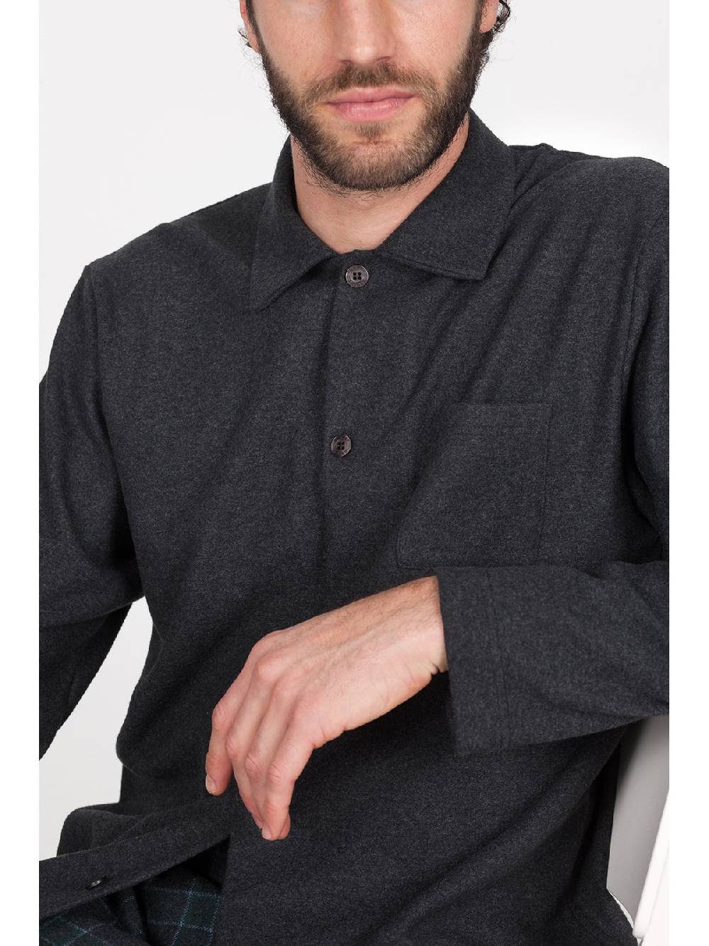 Julipet Pigiama in caldo jacquard di cotone