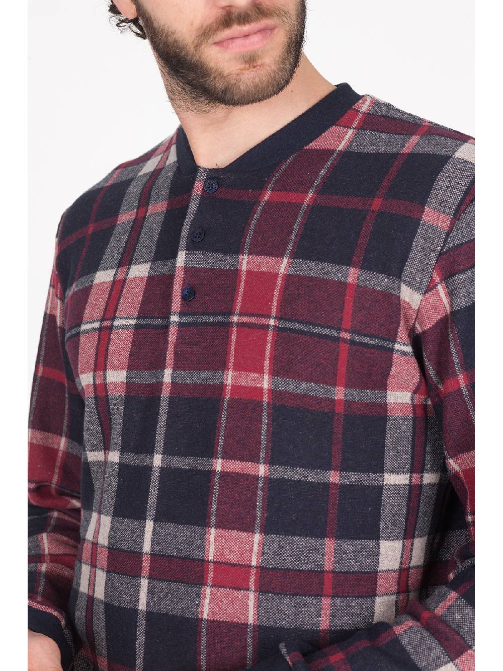 Julipet Pigiama In Caldo Jacquard Di Cotone