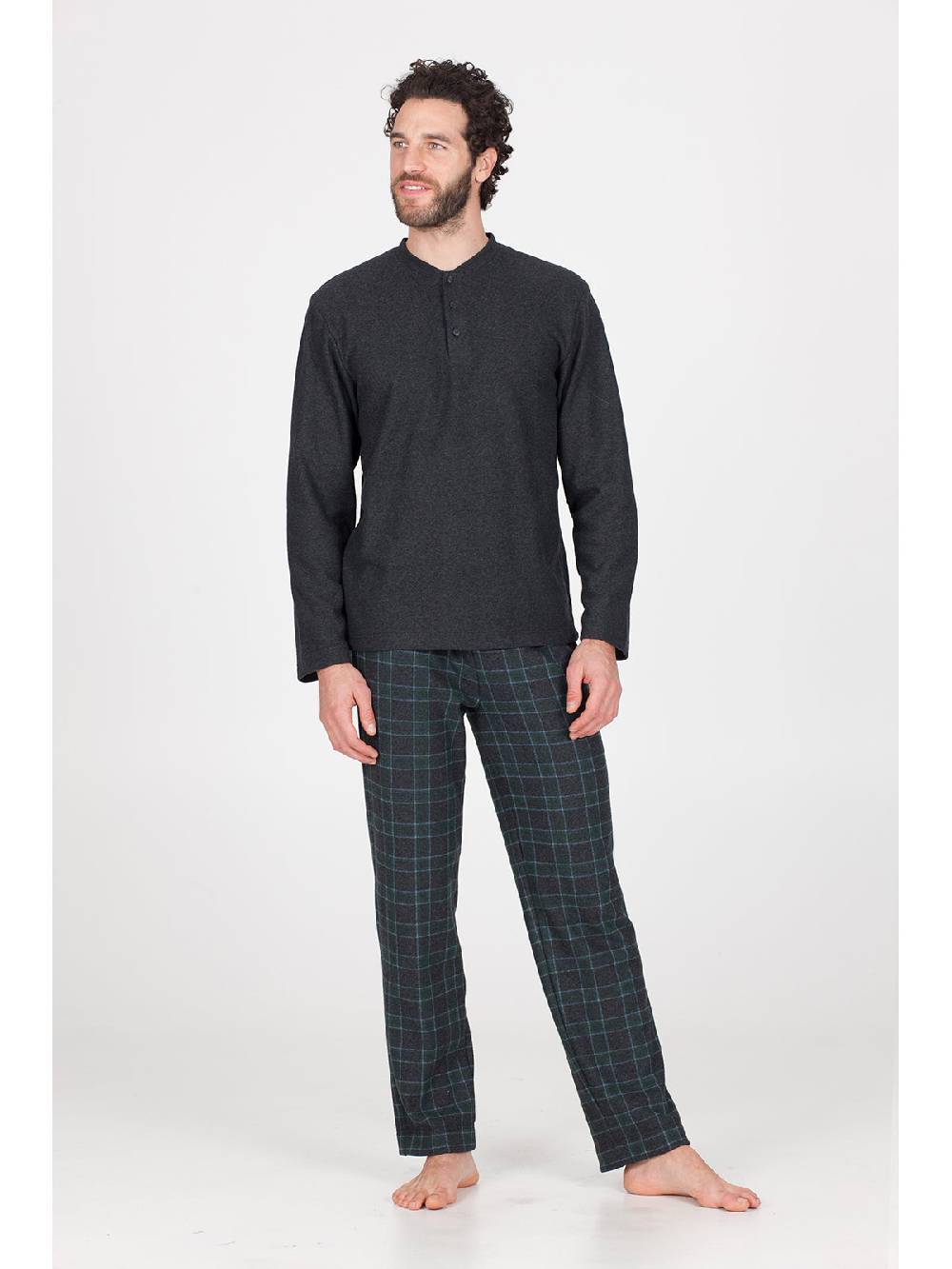 Julipet Pigiama In Caldo Jacquard Di Cotone