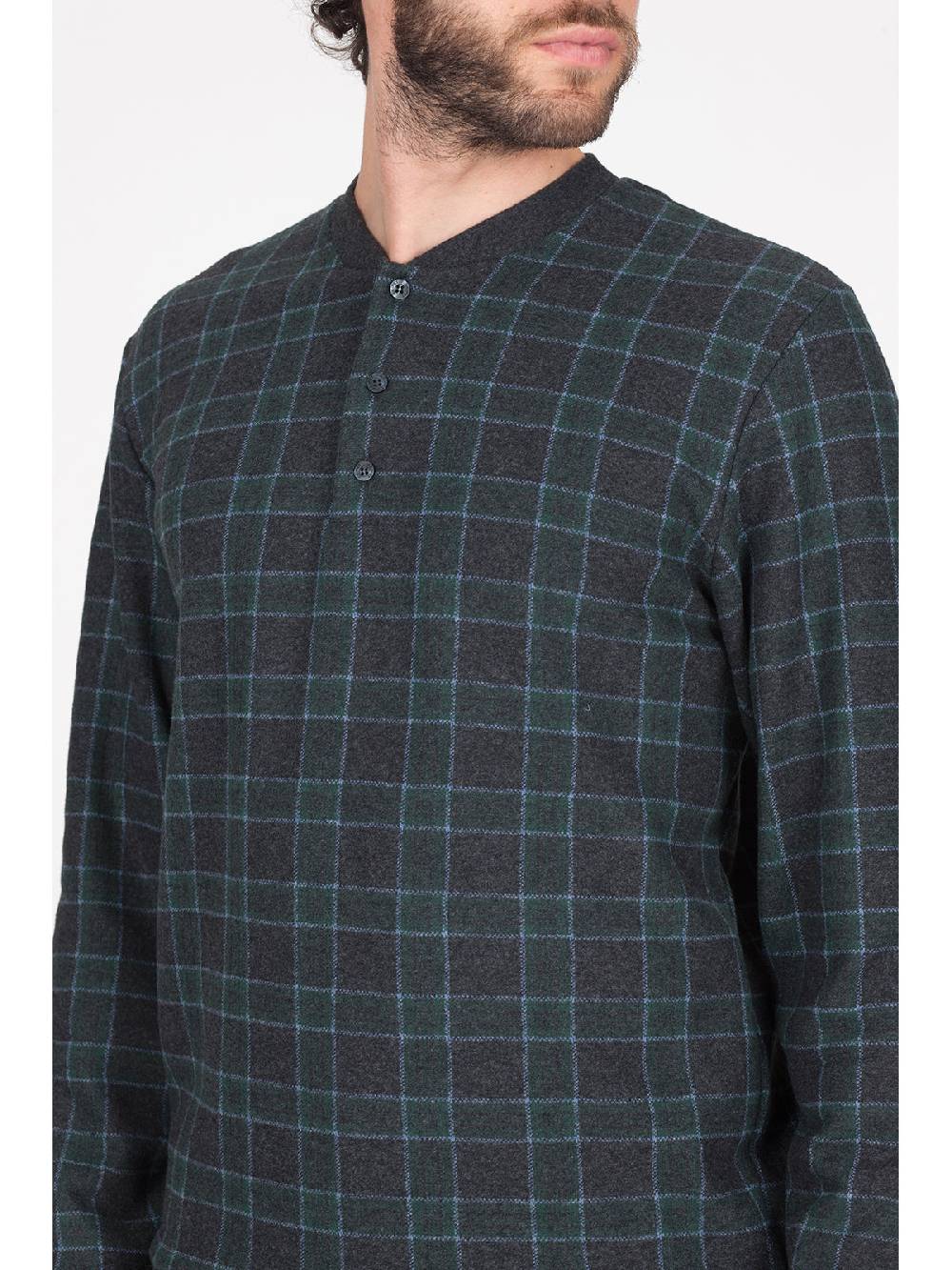 Julipet Pigiama In Caldo Jacquard Di Cotone