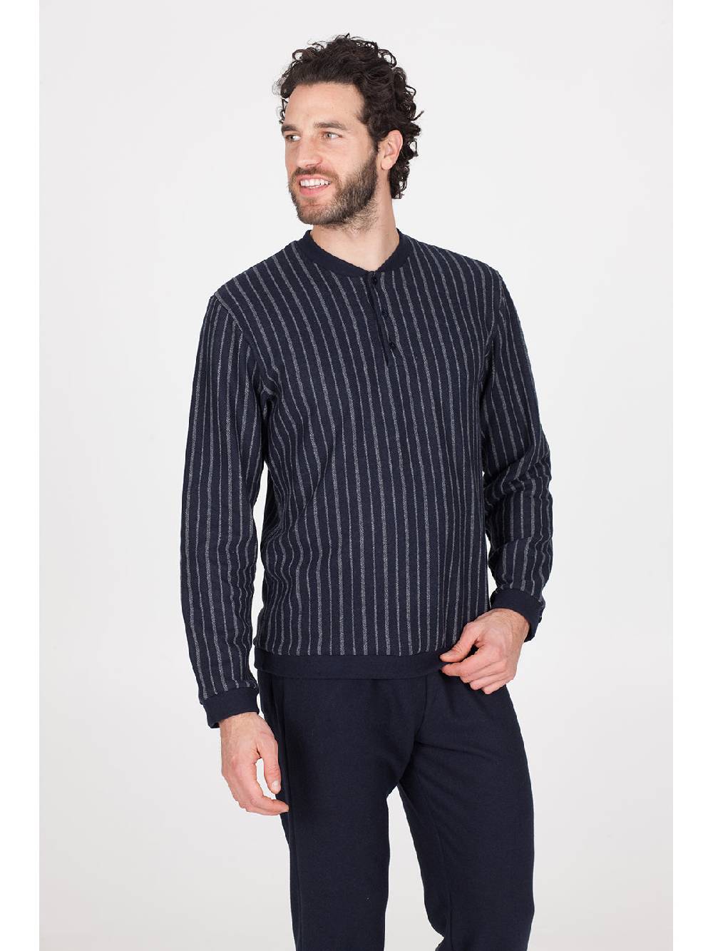 Julipet Pigiama In Caldo Jacquard Di Cotone