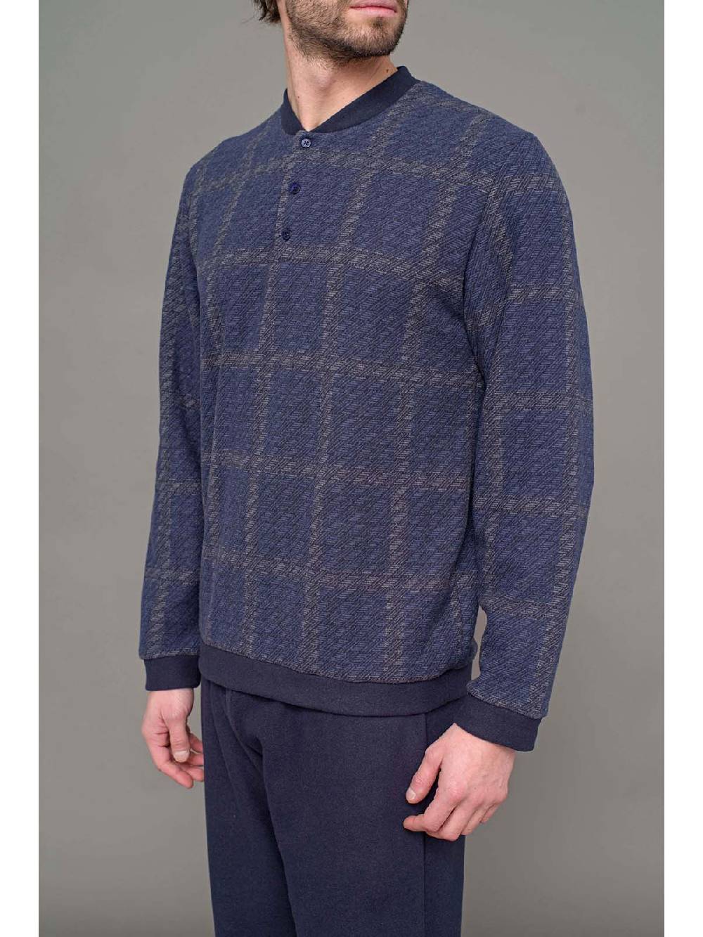 Julipet Pigiama In Caldo Tessuto Milano Fantasia