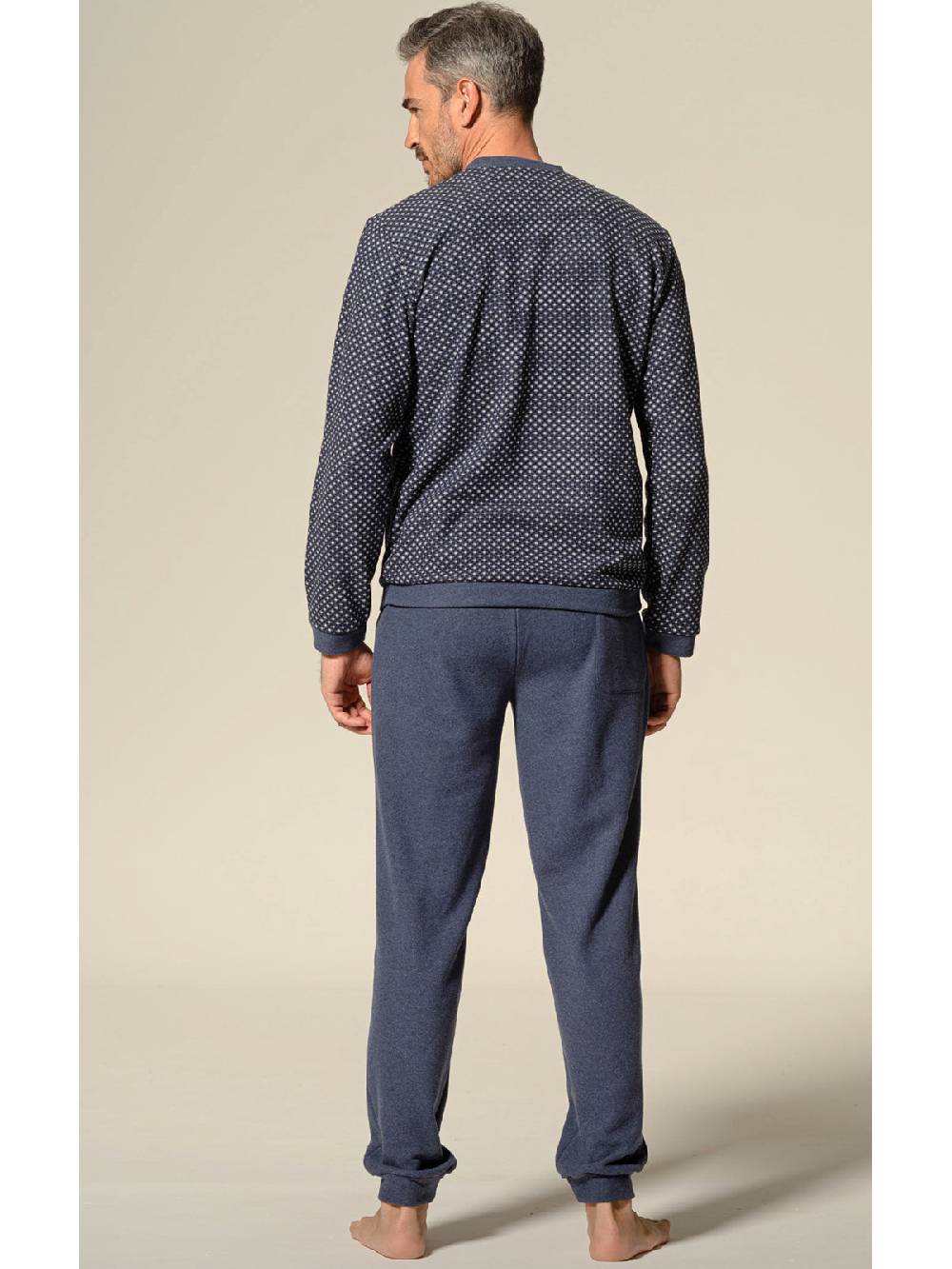 Julipet Pigiama In Confortevole Tessuto Jacquard