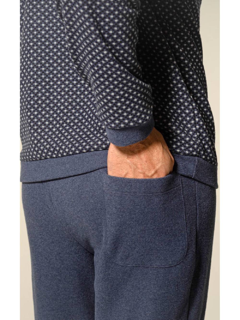 Julipet Pigiama In Confortevole Tessuto Jacquard