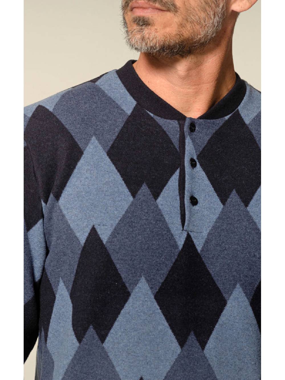 Julipet Pigiama In Confortevole Tessuto Jacquard