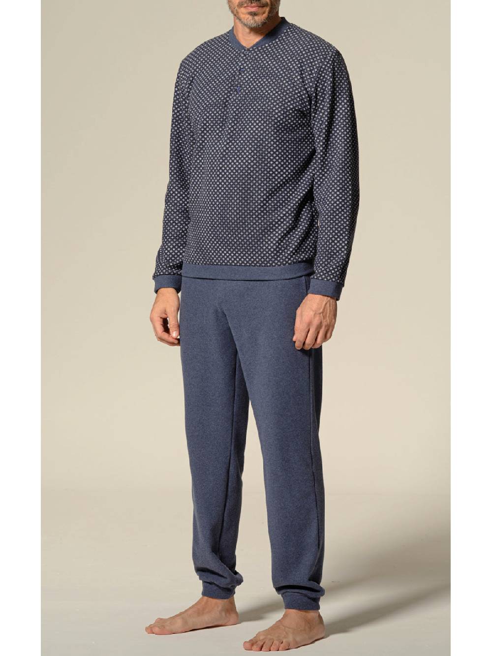 Julipet Pigiama in confortevole tessuto jacquard