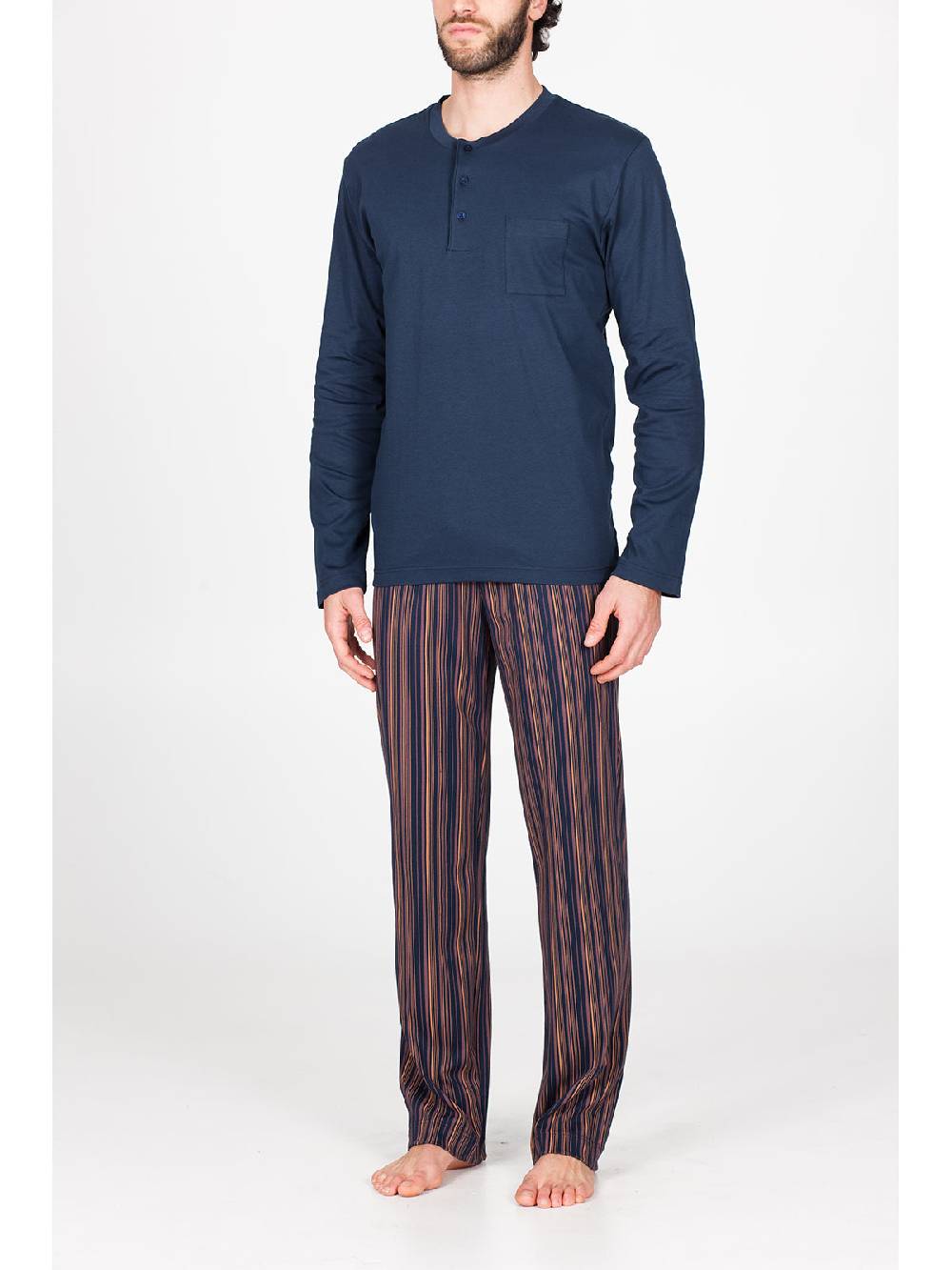 Julipet Pigiama In Doppio Jersey Di Puro Cotone