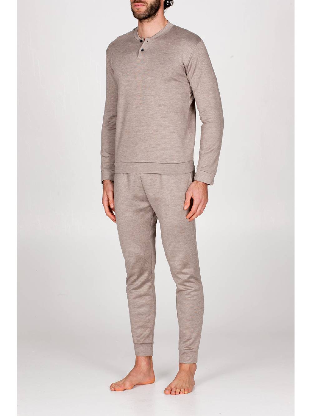 Julipet Pigiama In Double Jersey Seta E Cotone