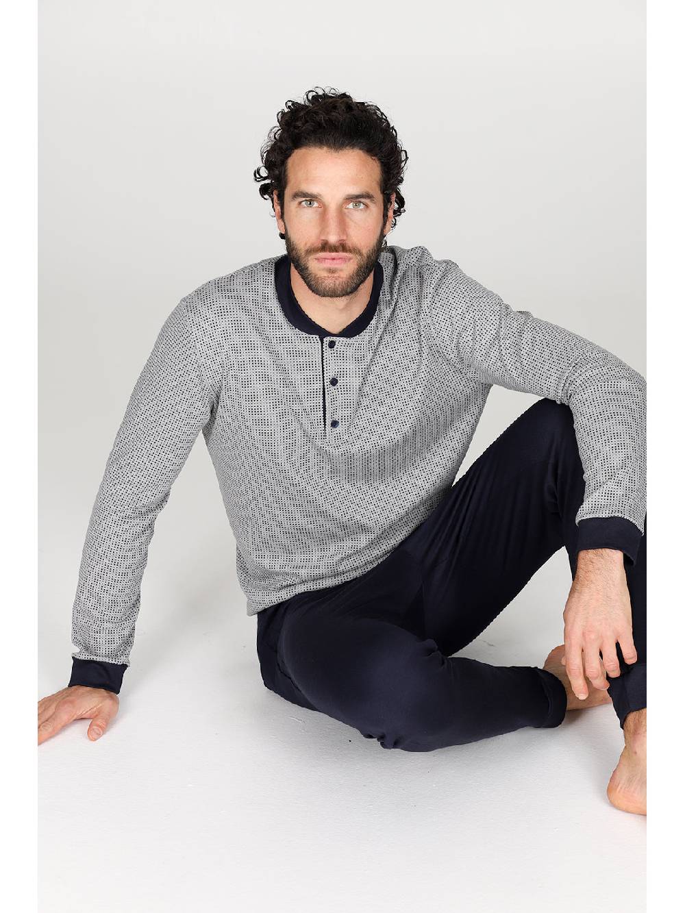 Julipet Pigiama Serafino In Soffice Modal