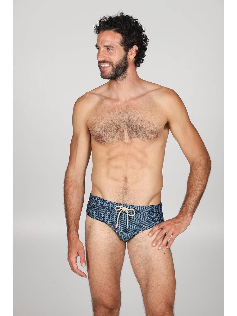 Julipet Slip Mare Slim, Con Disegno "cerchi" Swimwear