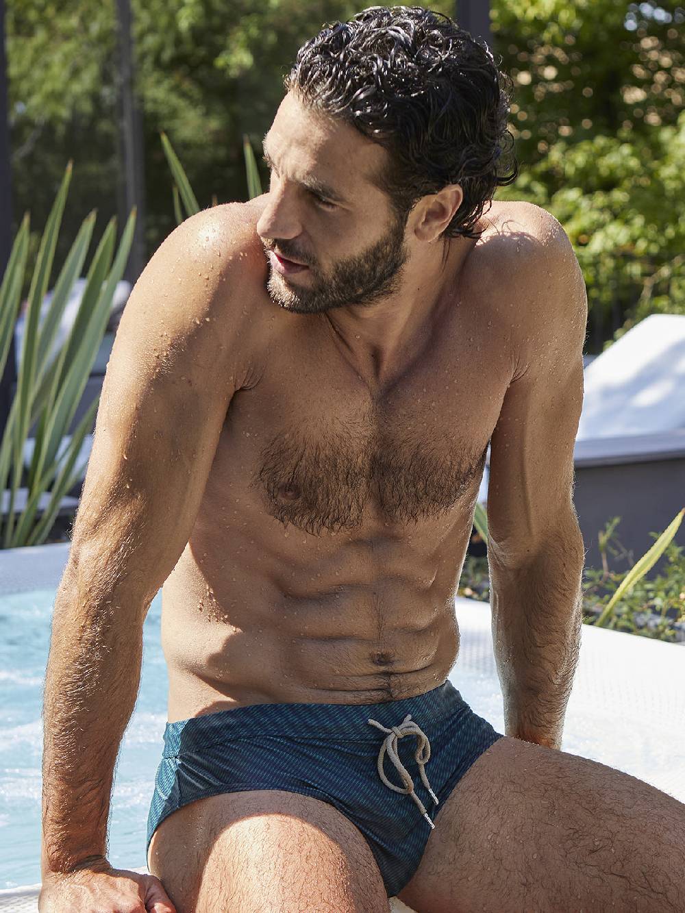 Julipet Slip Mare Slim In Micro-fantasia