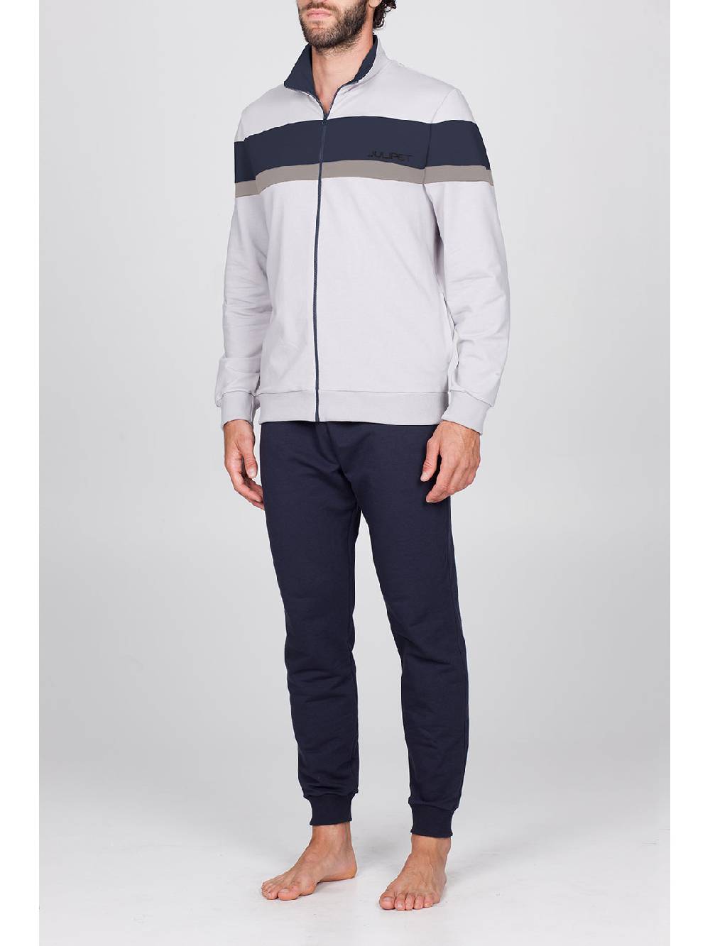 Julipet Tuta Zip In Confortevole Felpa