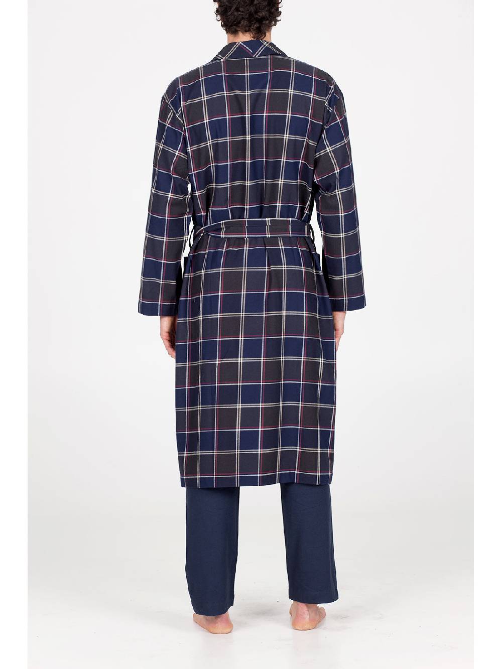 Julipet Vestaglia In Calda Flanella Di Puro Cotone