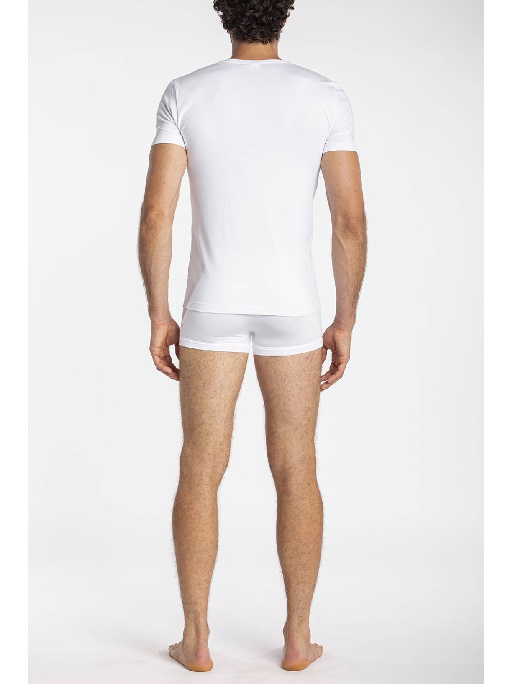 Julipet Maglietta A V In Jersey Di Cotone Elasticizzato