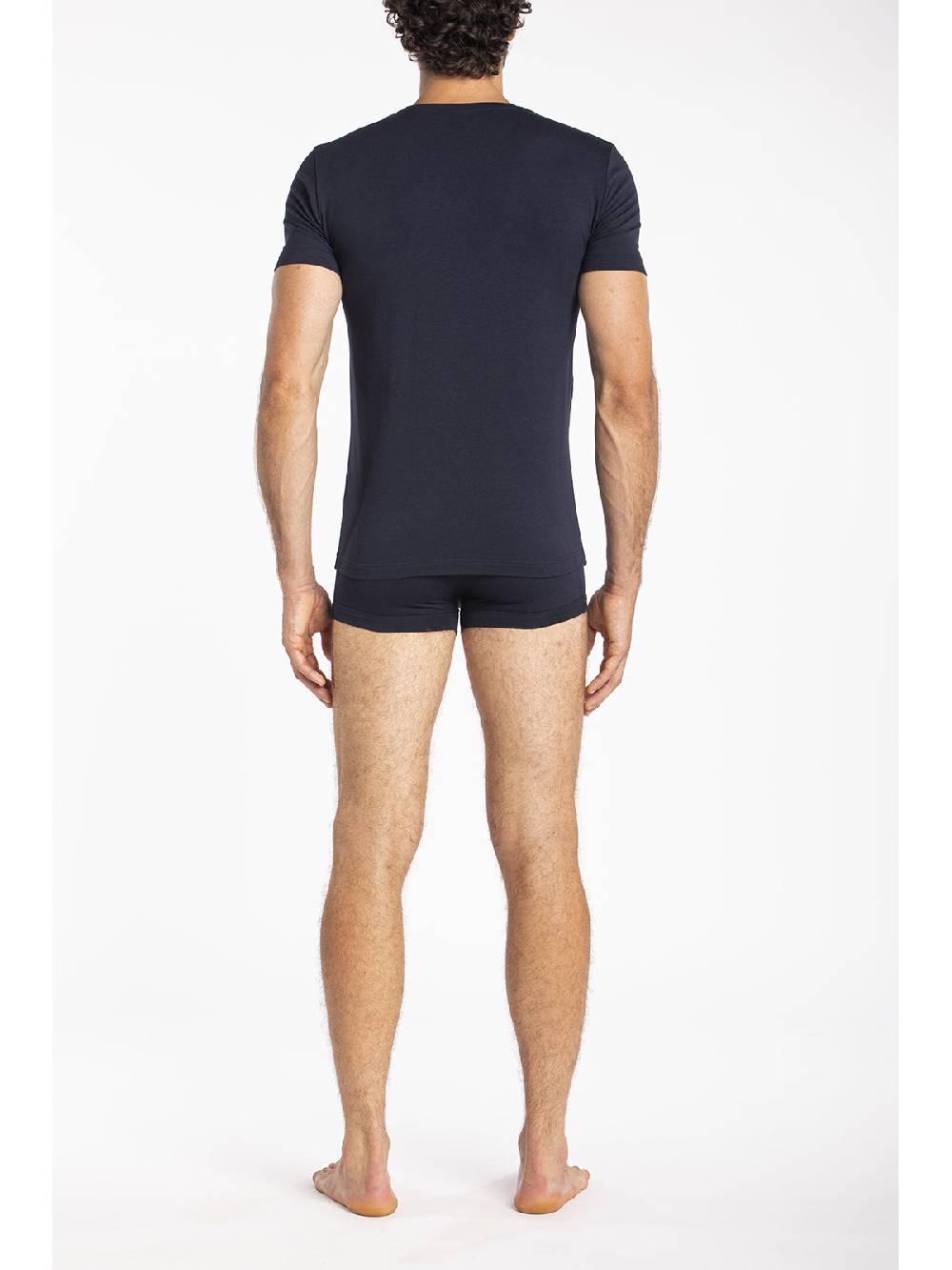 Julipet Maglietta Blu In Jersey Di Cotone Elasticizzato