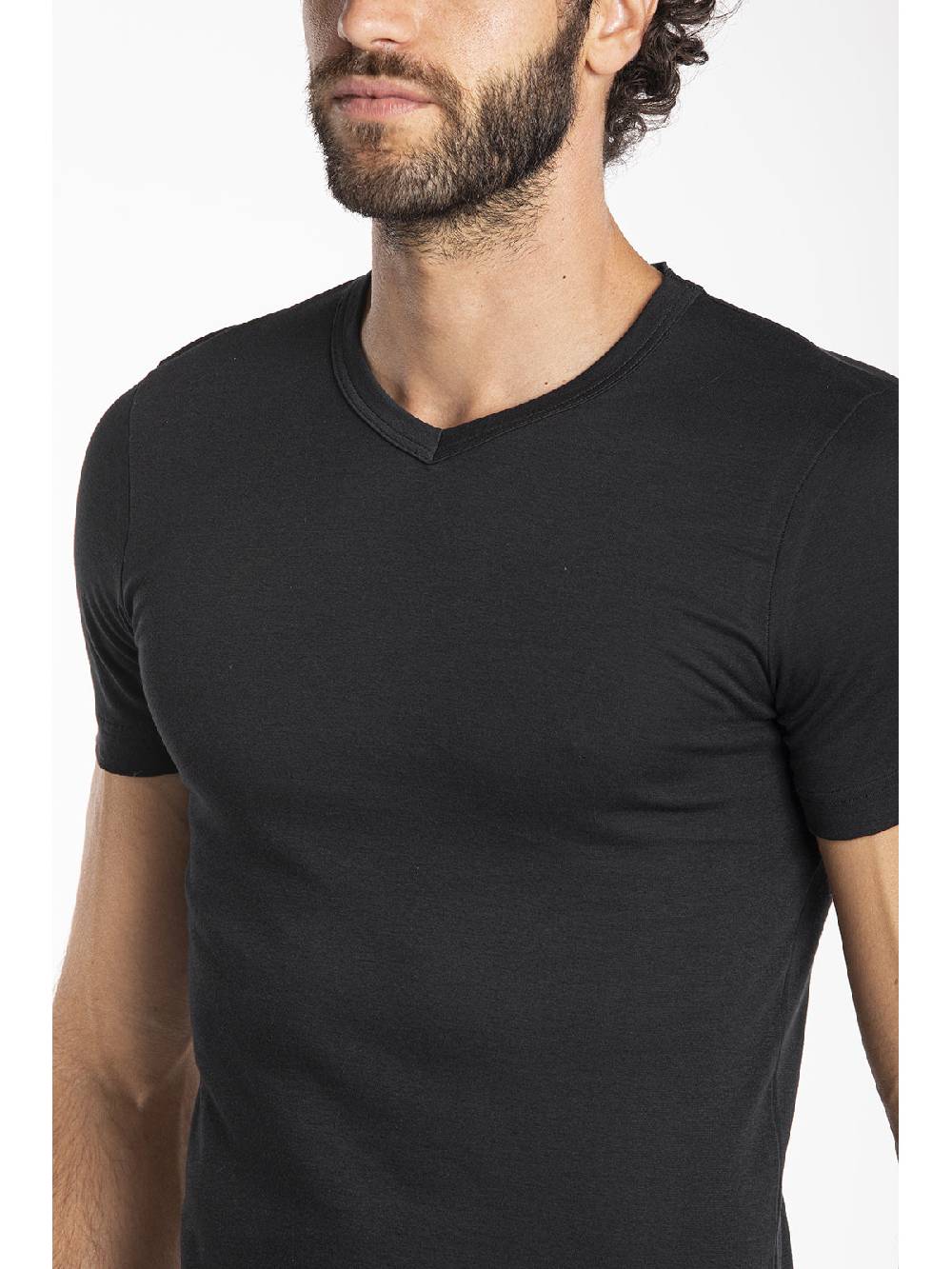 Julipet Maglietta girocollo in jersey di cotone elasticizzato taglio moderno e confortevole