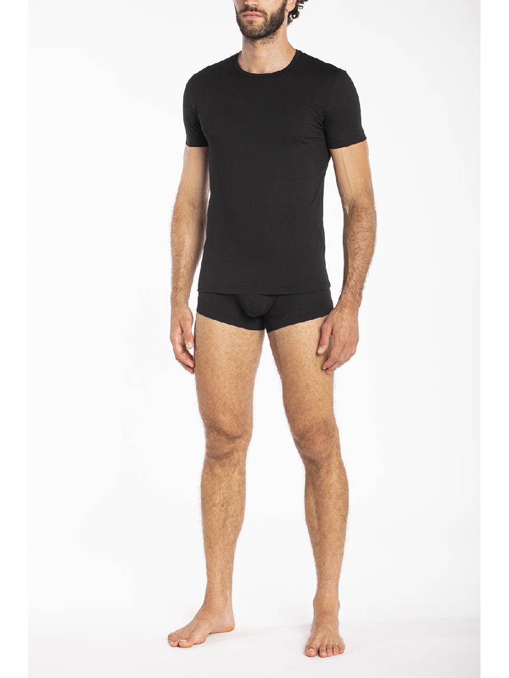 Julipet Maglietta Girocollo In Jersey Di Cotone Makò Elasticizzato