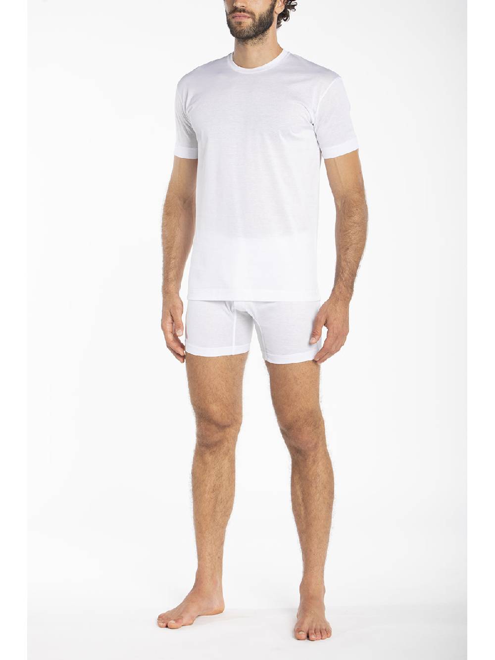 Julipet Maglietta Girocollo In Jersey Di Puro Cotone Mercerizzato E Gasato