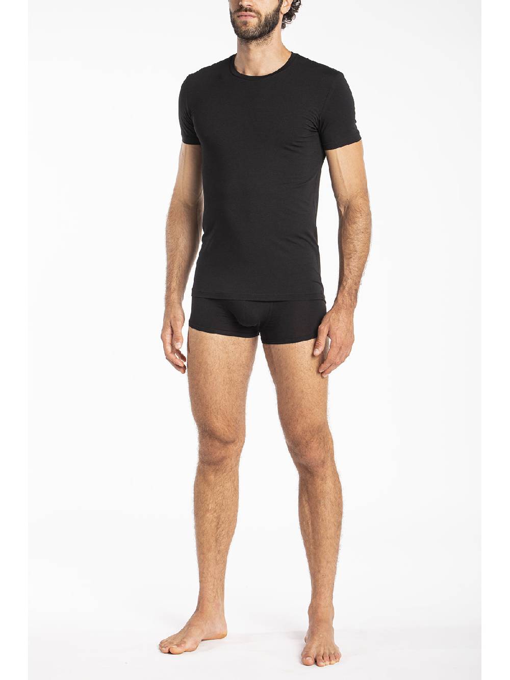 Julipet Maglietta Girocollo In Leggero Jersey Di Cotone Elasticizzato