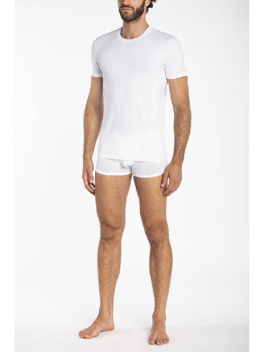 Julipet Maglietta Girocollo In Leggero Jersey Di Cotone Elasticizzato