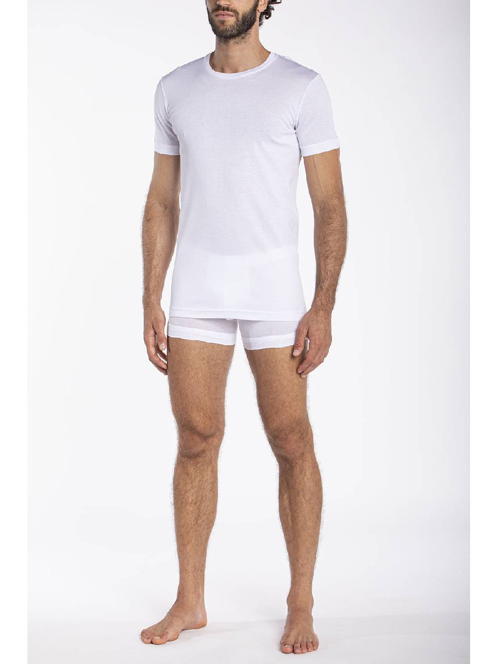 Julipet Maglietta Girocollo In Puro Cotone Filoscozia® Mercerizzato E Gasato In Filo