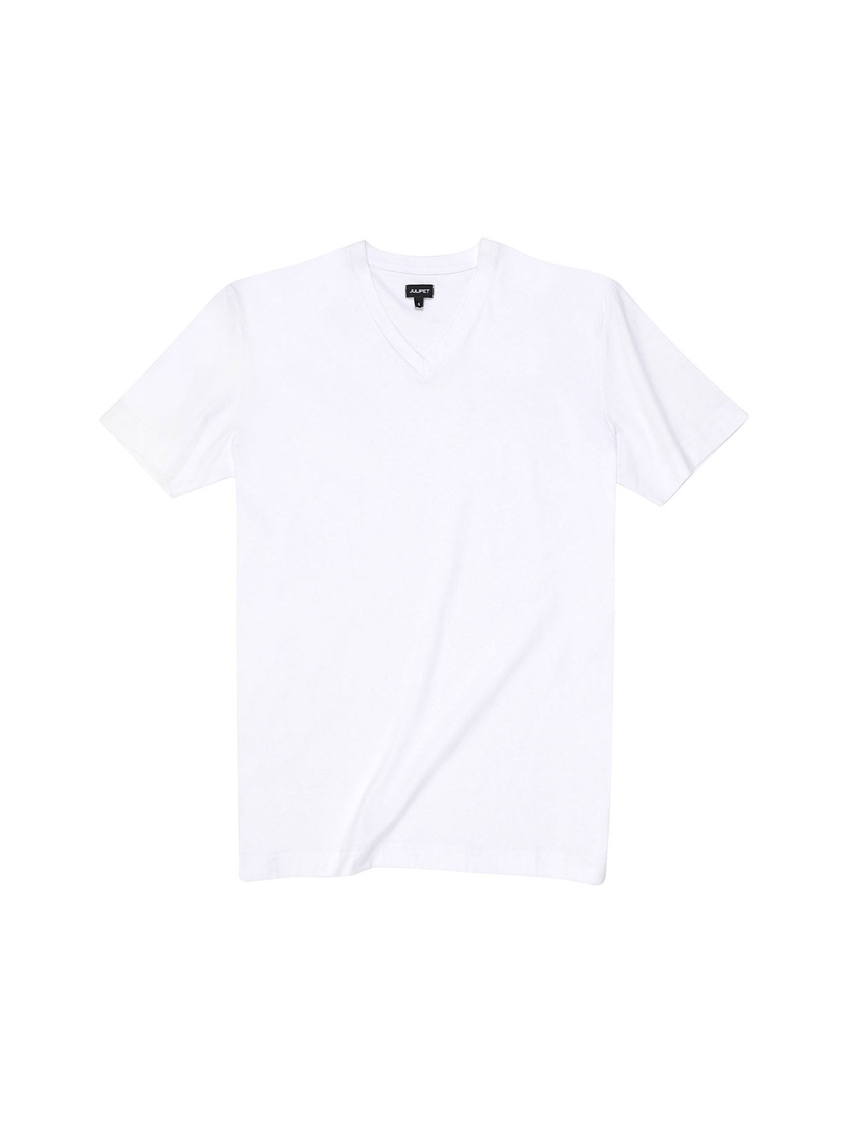 Julipet Maglietta Scollo A V In Interlock Di Puro Cotone "doppia Maglia"