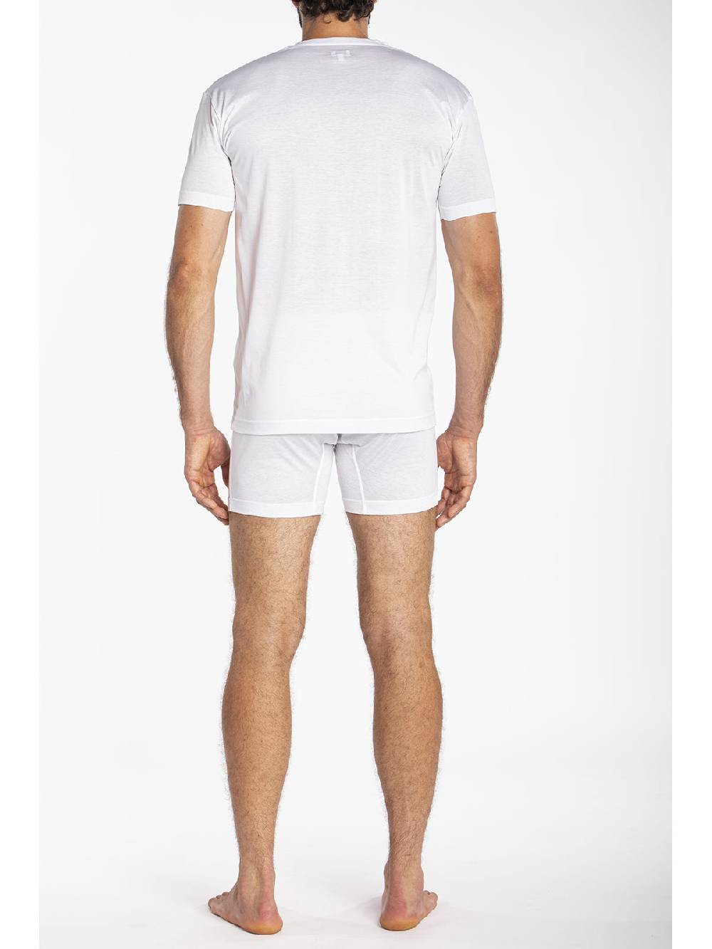 Julipet Maglietta Scollo A V In Jersey Di Puro Cotone Mercerizzato E Gasato