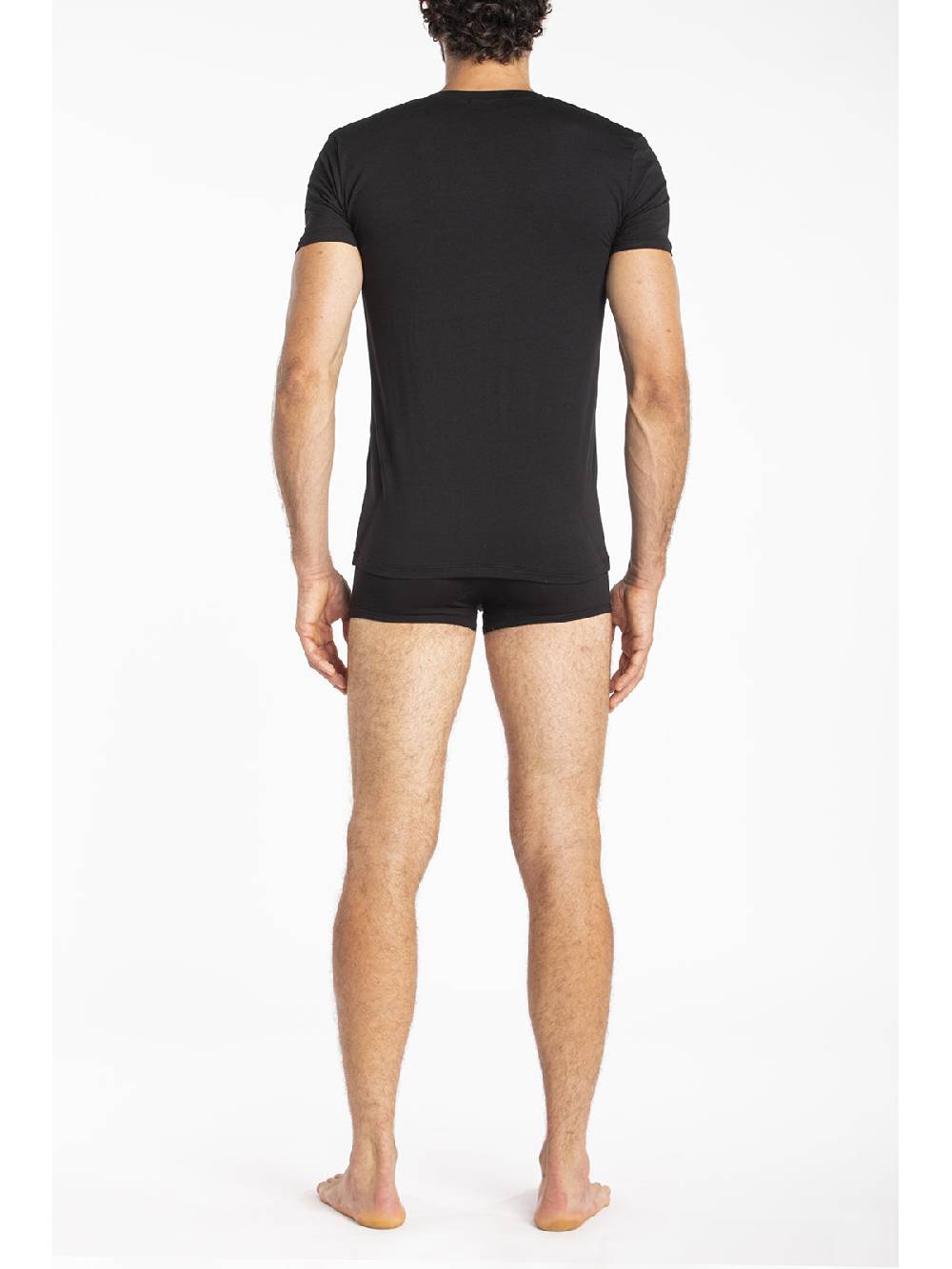 Julipet Maglietta Scollo A V In Leggero Jersey Di Cotone Elasticizzato