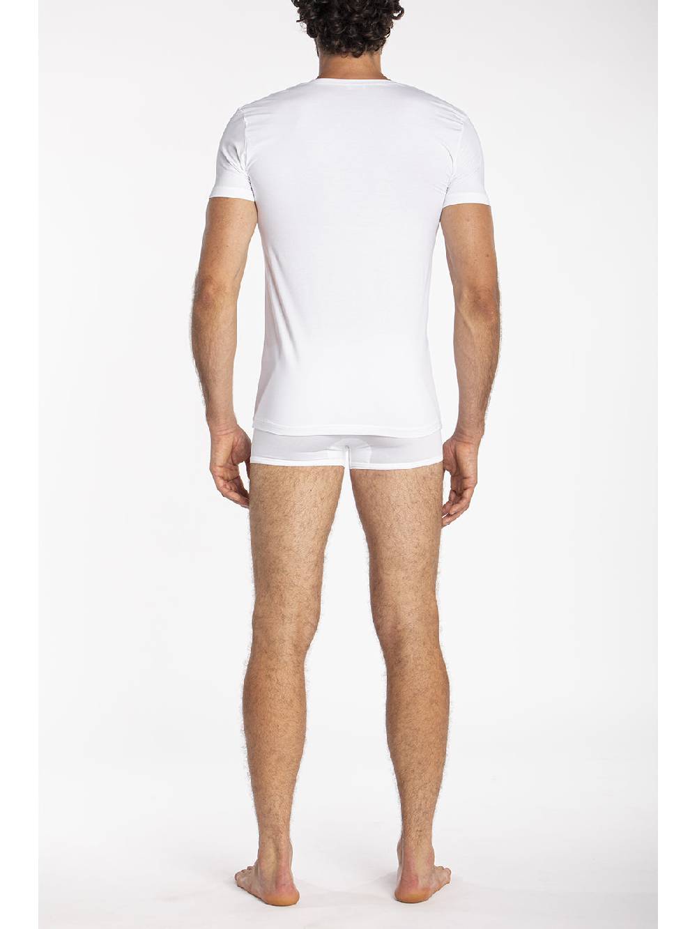 Julipet Maglietta Scollo A V In Leggero Jersey Di Cotone Elasticizzato