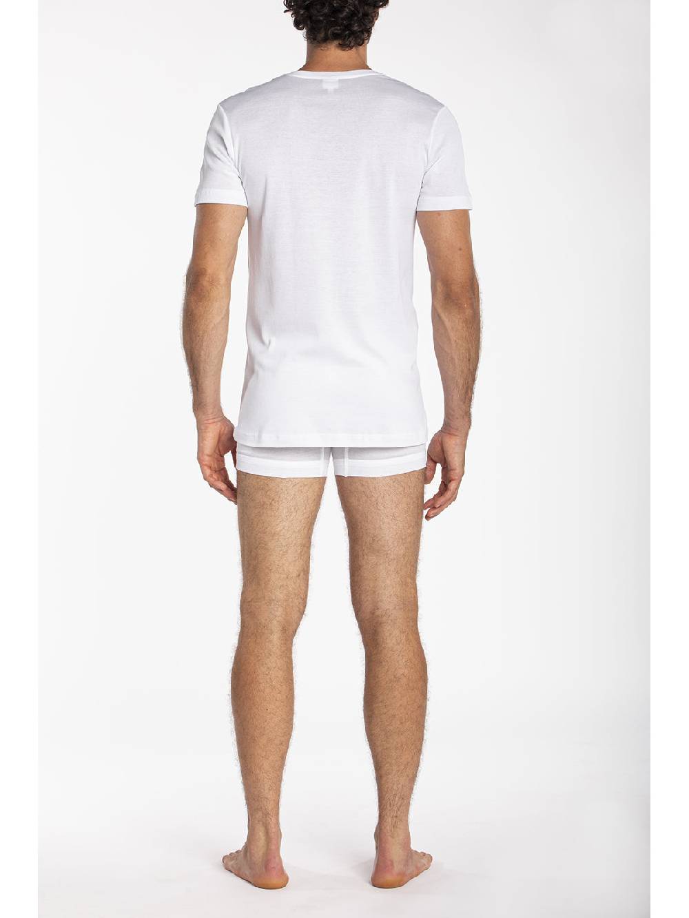 Julipet Maglietta Scollo A V In Puro Cotone Filoscozia® Mercerizzato E Gasato In Filo