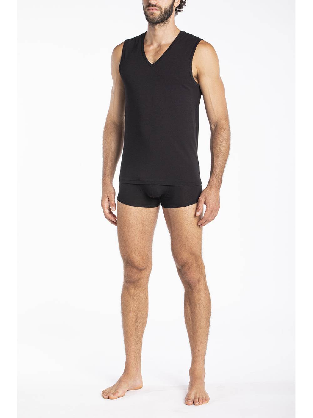 Julipet Maglietta Smanicata In Leggero Jersey Di Cotone Elasticizzato