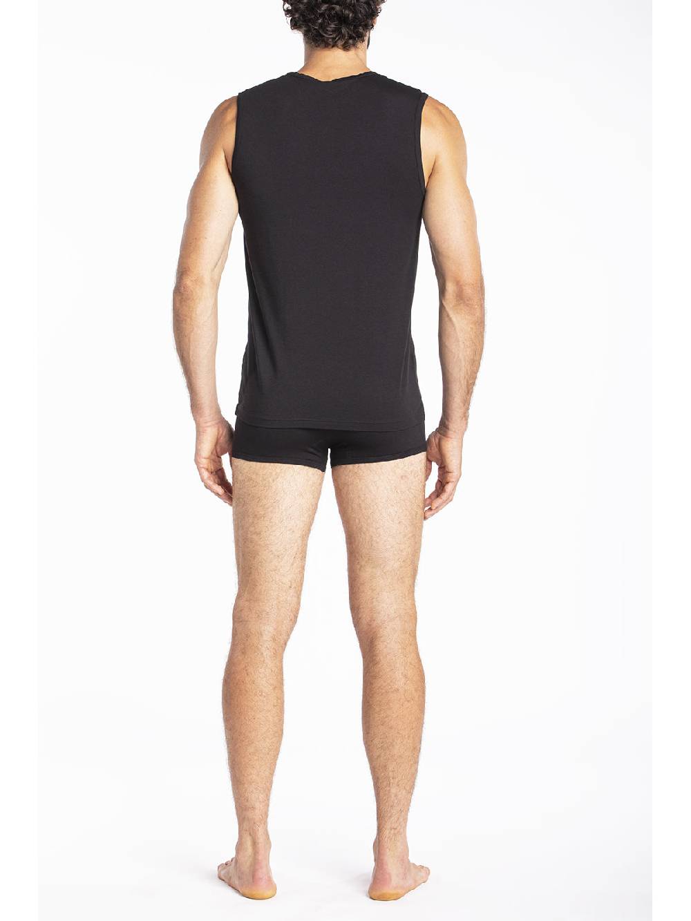 Julipet Maglietta Smanicata In Leggero Jersey Di Cotone Elasticizzato