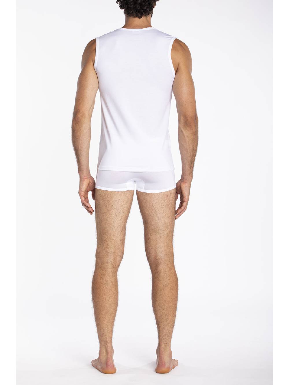 Julipet Maglietta Smanicata In Leggero Jersey Di Cotone Elasticizzato