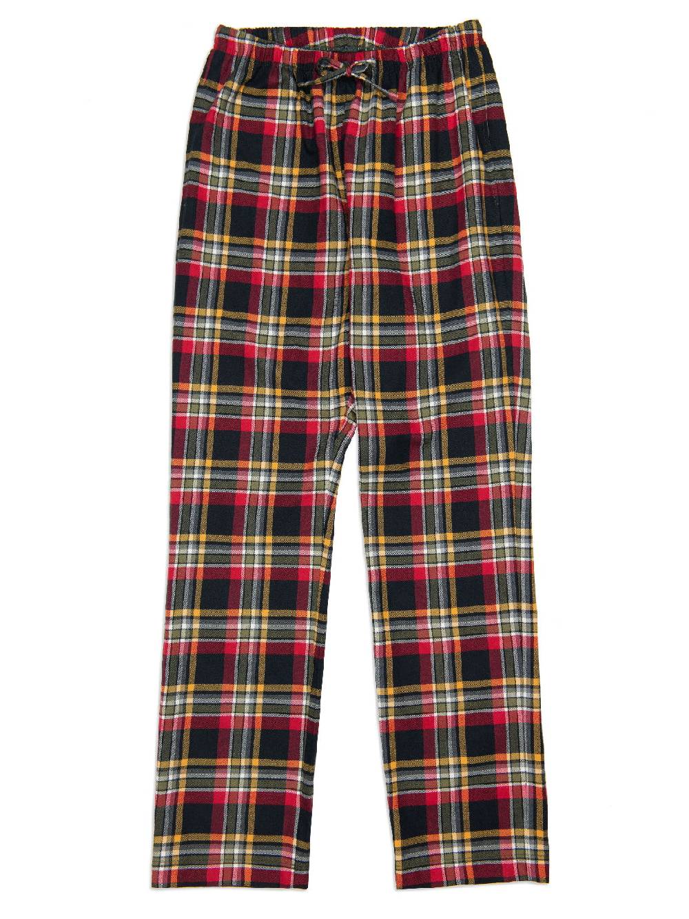 Julipet Pantalone in flanella garzata disegni tartan