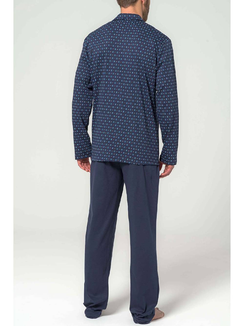 Julipet Pigiama Aperto In Leggero Interlock Di Puro Cotone