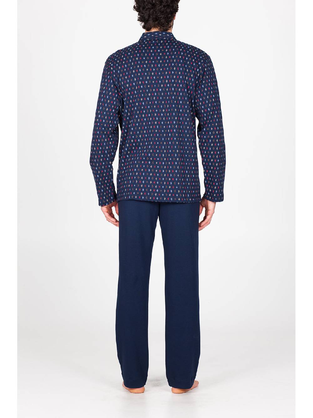 Julipet Pigiama Aperto In Morbido Interlock Di Puro Cotone