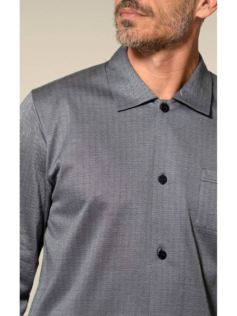 Julipet Pigiama Aperto In Pregiato Puro Cotone Filoscozia