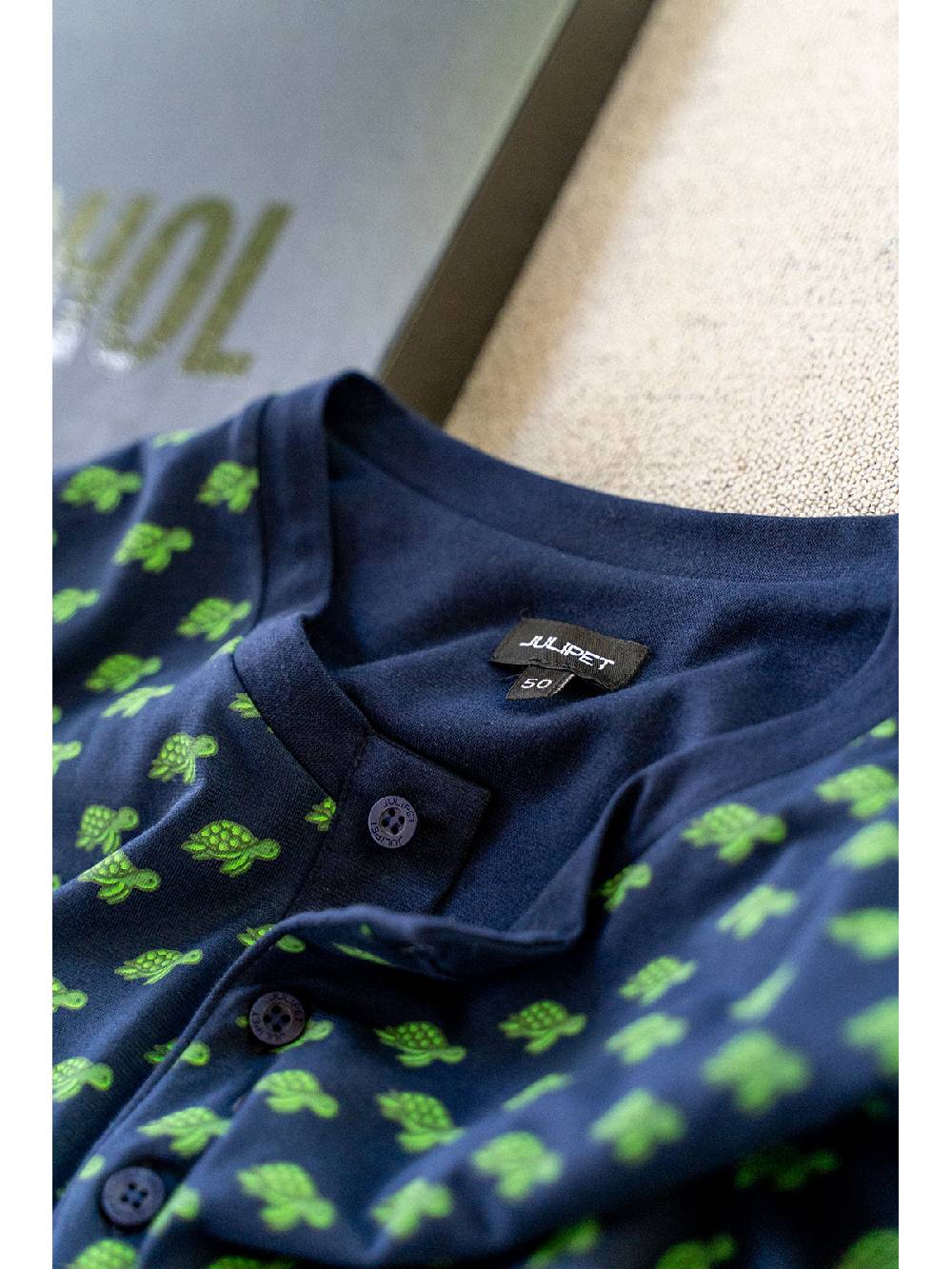 Julipet Pigiama artist edition in leggero jersey di puro cotone