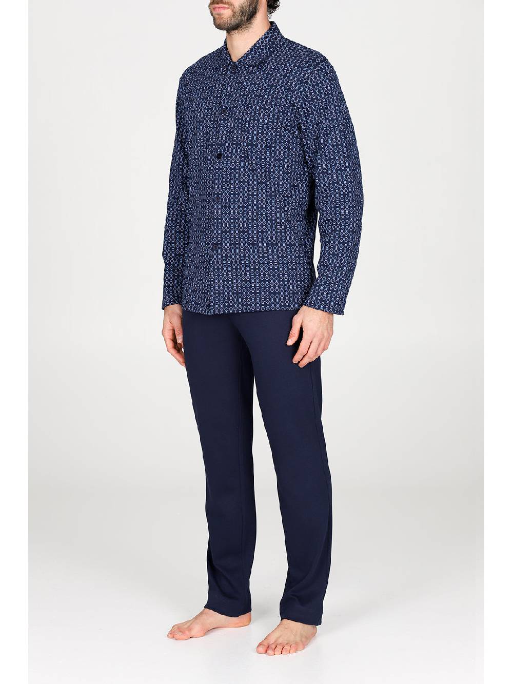 Julipet Pigiama Cardigan Artist Edition, In Caldo Interlock Di Puro Cotone